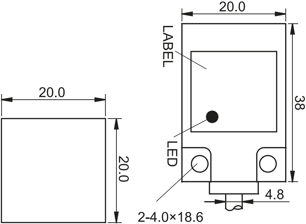 חיישני קירבה MULTICOMP SQUARE PROXIMITY SENSORS MP002229